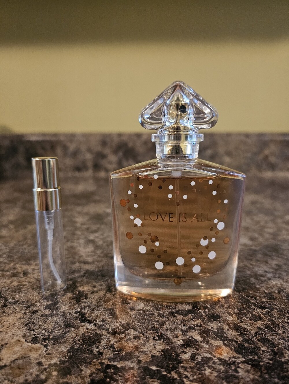 5 ML Sample LOVE IS ALL by Guerlain Perfume Travel Spray EDT Discontinued